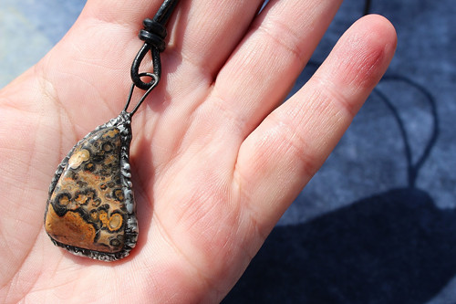 JASPIS LEOPARDÍ - ocínovaný minerál — foto 1