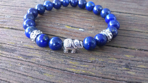 Náramek -"Lapis lazuli"- — foto 1