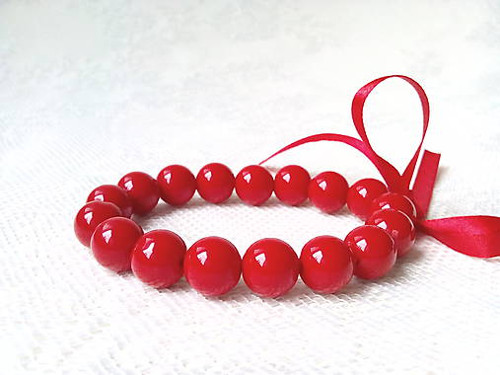 Pin Up bracelet (red)