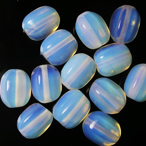 Opalit = Sklo, cca. 11x8,5x8 mm, 2 ks.