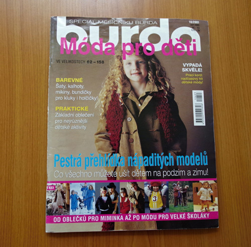 Burda - Móda pro děti 10/2001 — foto 1
