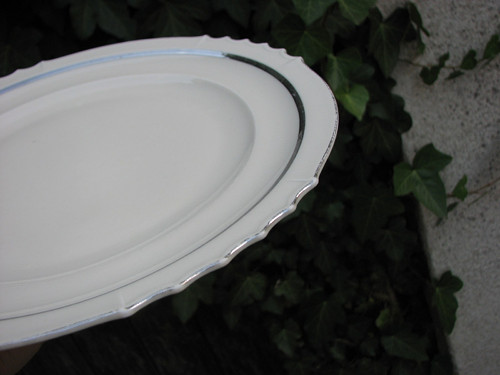 Křídla anděla...porcelánový talíř, tác