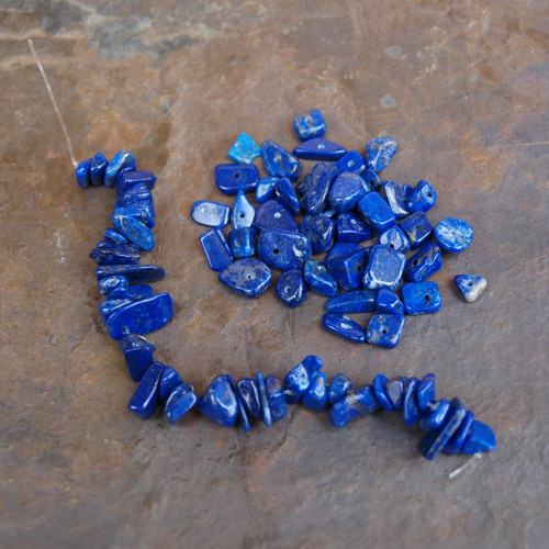 Lapis lazuli sekaný, zlomky — foto 1