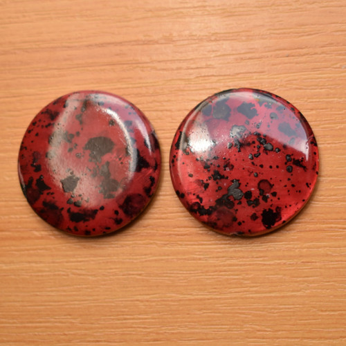 Perleťové placky 30 mm - 2 kusy