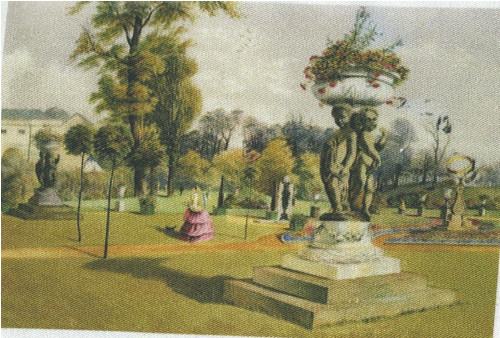 Bavlněná látka - panel 8,5 x 13 cm