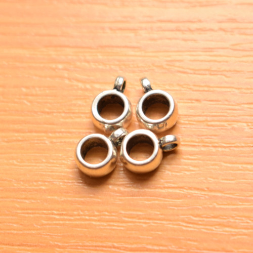 Šlupna - starostříbro - 9x4mm - 4 kusy