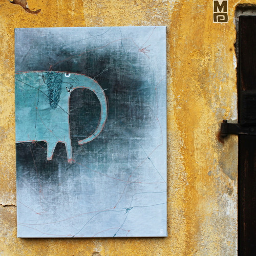 Obraz, lněné plátno..originál( 70x50 cm) — foto 1