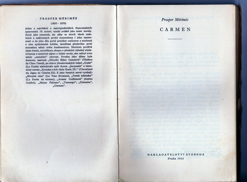 Prosper Merimée - Carmen