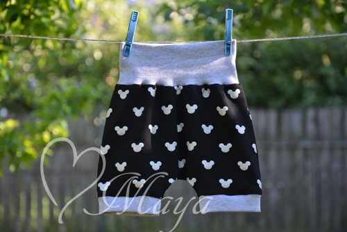 Kraťásky-baggy mickey 12-36m — foto 1