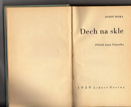 Josef Hora - Dech na skle