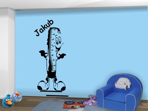 Dětský metr se jménem-07, 66x150 cm