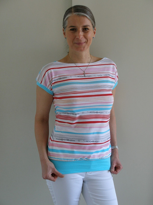 Pruhované tričko...vel.S - XXL... — foto 1
