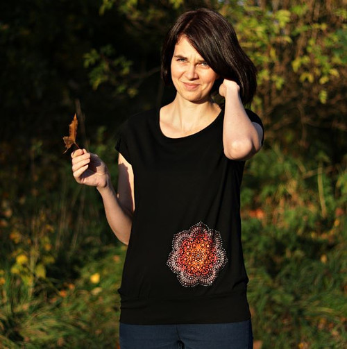 Červená mandala — foto 1