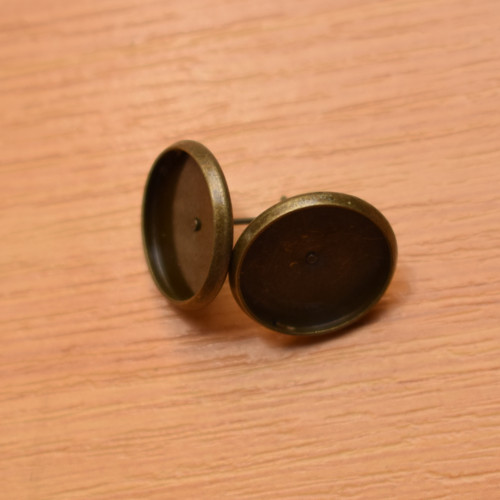 Puzety s lůžkem 12 mm - 2 kusy - bez niklu