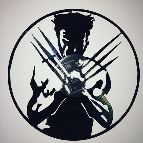 Wolverine Logan ručně vyřezáno do gramodesky — foto 1