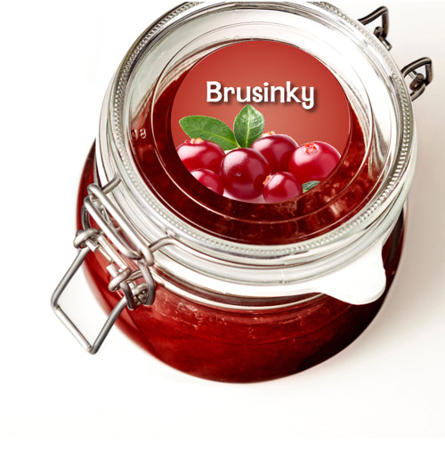 Etiketa - Brusinky
