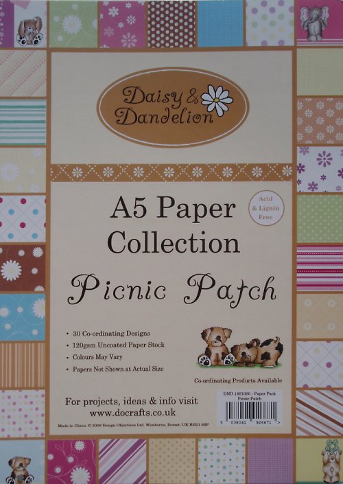Sada vzorkovaných papírů Picnic Patch A5 — foto 1