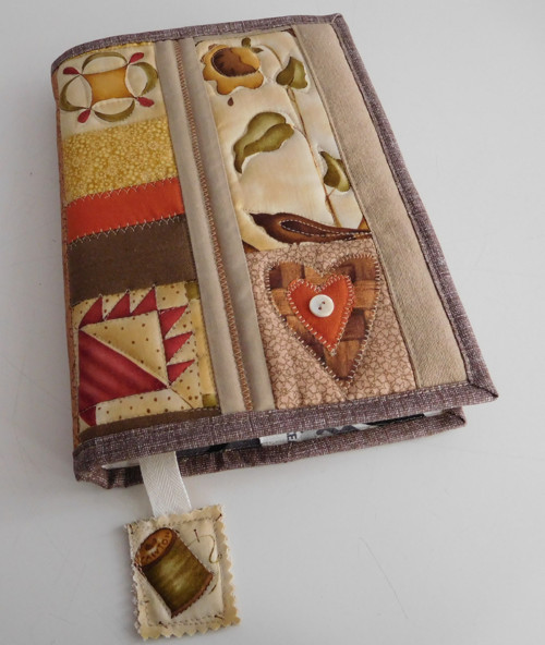 Obal na knihu - patchwork,slunečnice — foto 1