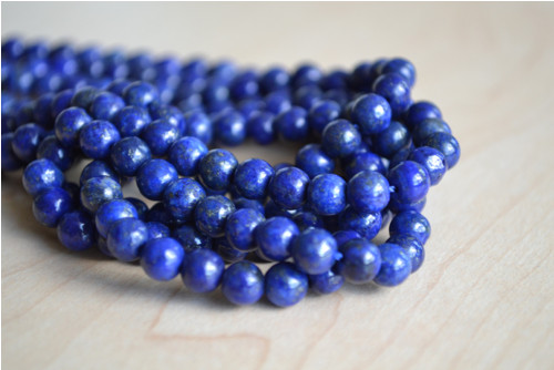 Lapis lazuli 6mm, 2ks