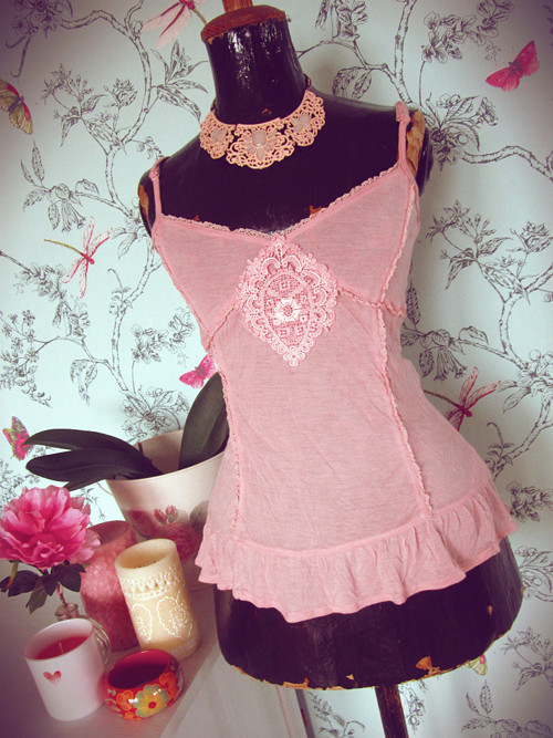 Top pink romantic — foto 1