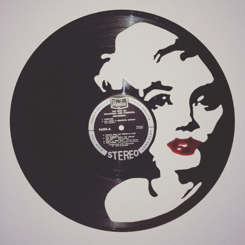 Gramodeska portrét Marilyn Monroe