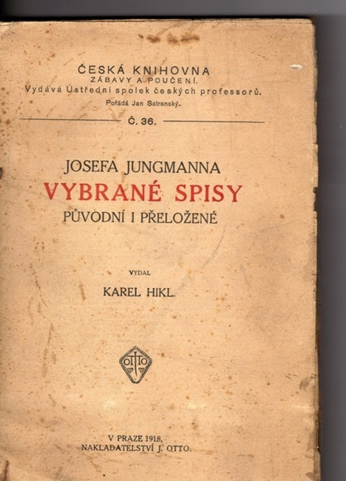 J Jungmann - Vybrané spisy