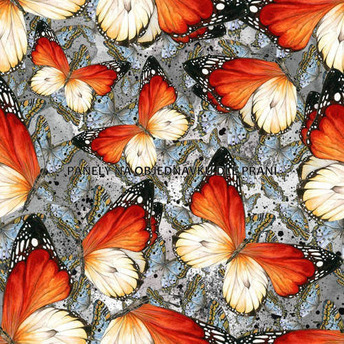 Bavlněná látka - panel 35 x 35 cm PŘEDOBJEDNÁVKA