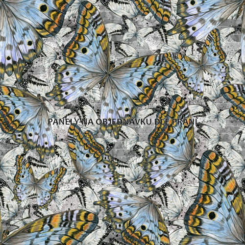 Bavlněná látka - panel 35 x 35 cm PŘEDOBJEDNÁVKA