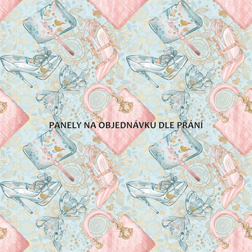Bavlněná látka - panel 35 x 35 cm PŘEDOBJEDNÁVKA