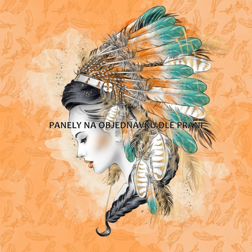 Bavlněná látka - panel 35 x 35 cm PŘEDOBJEDNÁVKA