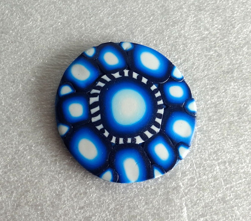 Blue stripe V- přívěsek, náhrdelník — foto 1