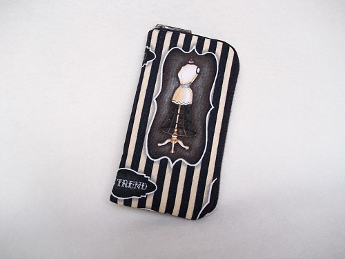 Obal na mobil - Mannequins On Stripe ( 15 cm )