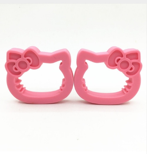 Kousátko silikonové - HELLO KITTY (1ks) - růžová