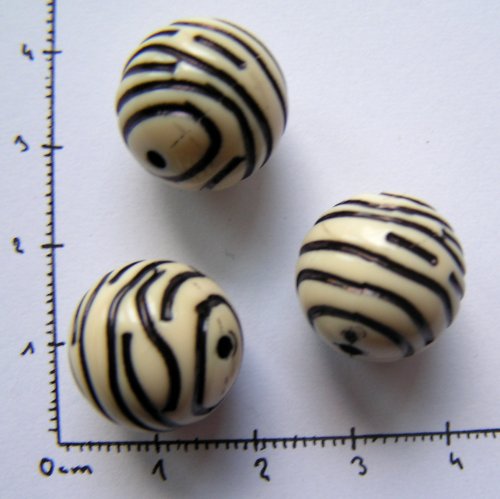 Zebra korálky — foto 1