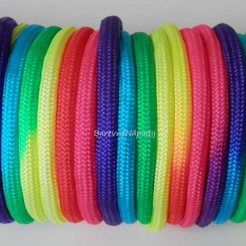 Duhová šňůra Paracord 4mm