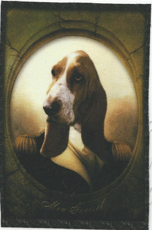 Bavlněná látka - panel 12 x 17,5 cm