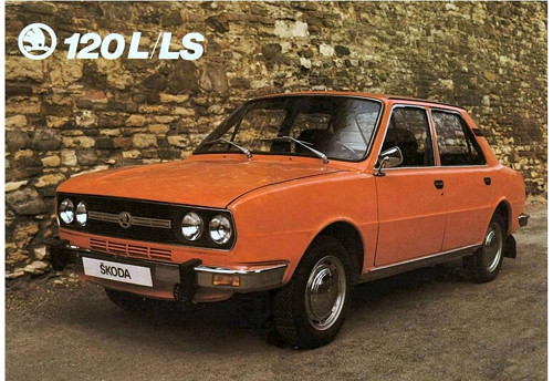 Panel 22x16cm Škoda 120L/LS. — foto 1