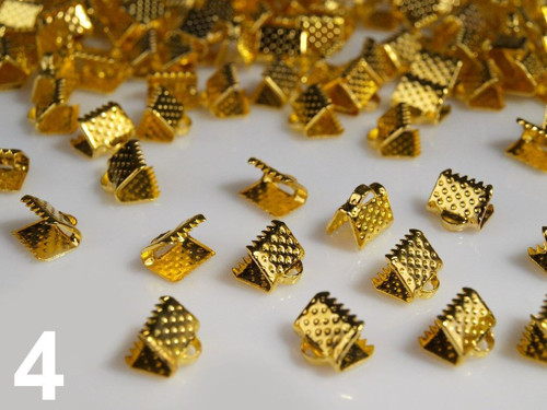 Koncovka na stužku plochá 6x8mm, 5ks
