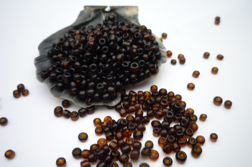 Rokajl 2 mm 20 g hnědý průhledný