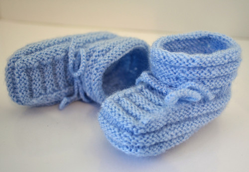Pletené bačkůrky 9 cm — foto 1