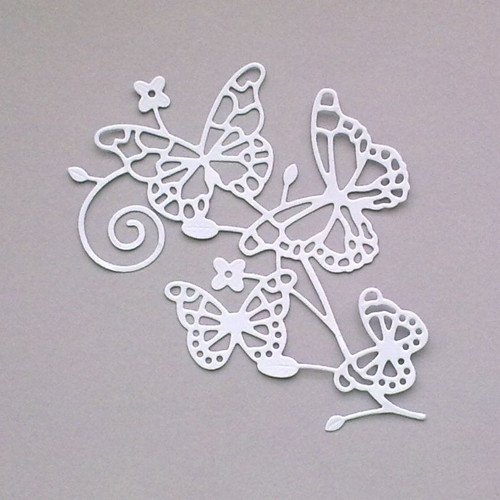 Výsek - Ornament motýlci - barva dle přání