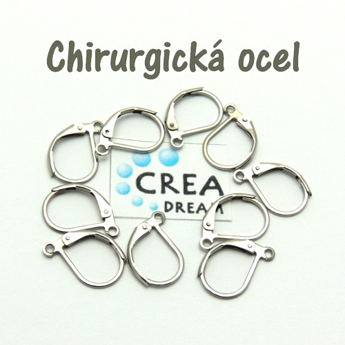 Náušnicové zapínání - chirurgická ocel