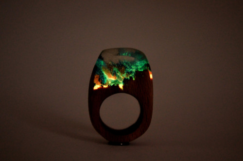 Drevený prsten Borealis — foto 1