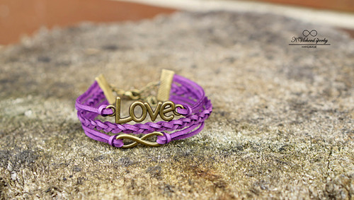 Love a infinity ve fialové — foto 1