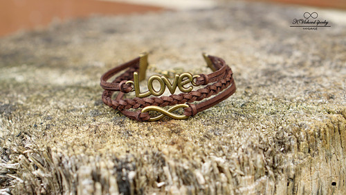 Love a infinity v tmavě hnědé — foto 1