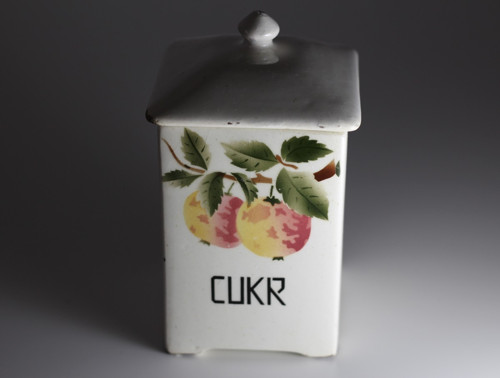 Porcelánová doza CUKR — foto 1