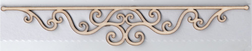 Dřevěný výřez, ornament, filigrán, okraj