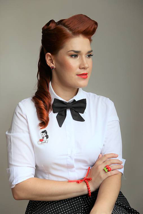 Black bow tie (woman bow tie)