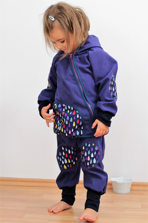 Softshellová bunda "colored dots" — foto 1