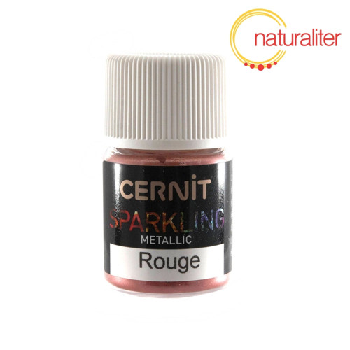Prášek CERNIT Sparkling Metallic červený 3g
